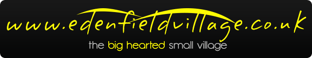 Advertising banner Edenfield Village - The Big Hearted Small Village