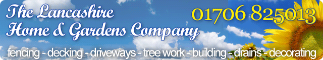 Advertising banner for Lancashire Home and Gardens