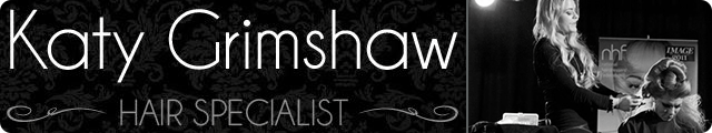 Advertising banner for Katy Grimshaw